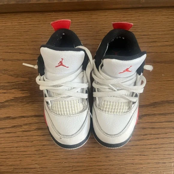 Jordan Kids - Jordan Retro 4 Red Cement Sz 10 - Picture 6 of 9